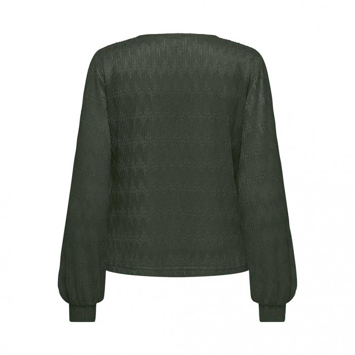 ONLY  ONLMADDY L/S LACE TOP JRS GREEN