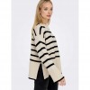 ONLY ONLSIA LS LOOSE ONECK KNT BEIGE