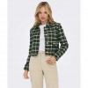 ONLY ONLALESSIA BOUCLE JACKET OTW GREEN