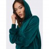 ONLY ONLREBEL L/S ZIP HOOD CC SWT GREEN