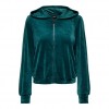 ONLY ONLREBEL L/S ZIP HOOD CC SWT GREEN