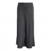 ONLY ONLCHIGO ANKEL SATIN SKIRT WVN DARK GREY