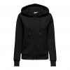 ONLY ONLFANCY L/S ZIP PEARL HOOD SWT BLACK