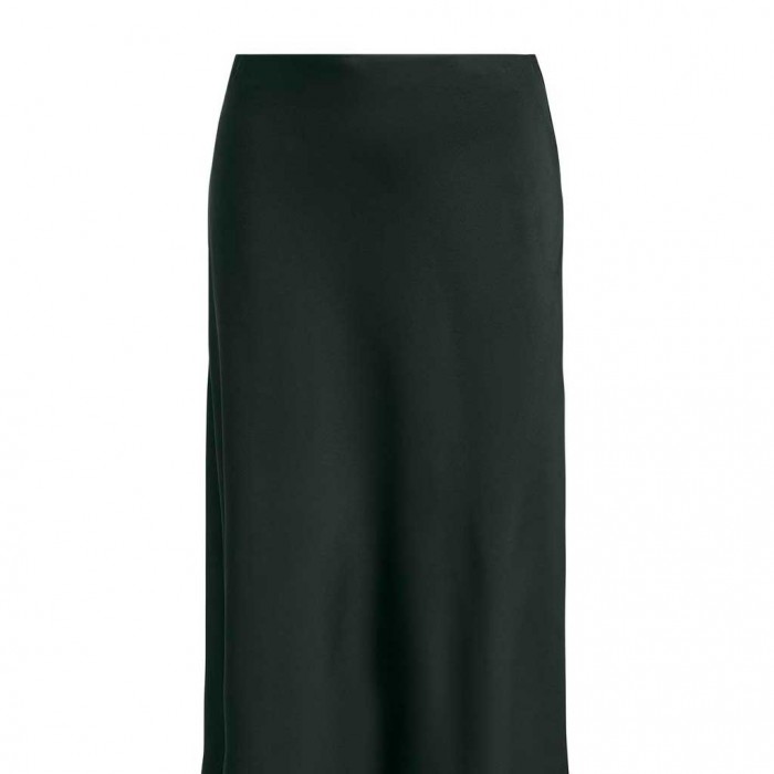 ONLY ONLCHIGO ANKEL SATIN SKIRT WVN GREEN