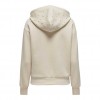 ONLY ONLFANCY L/S ZIP PEARL HOOD SWT ECRU