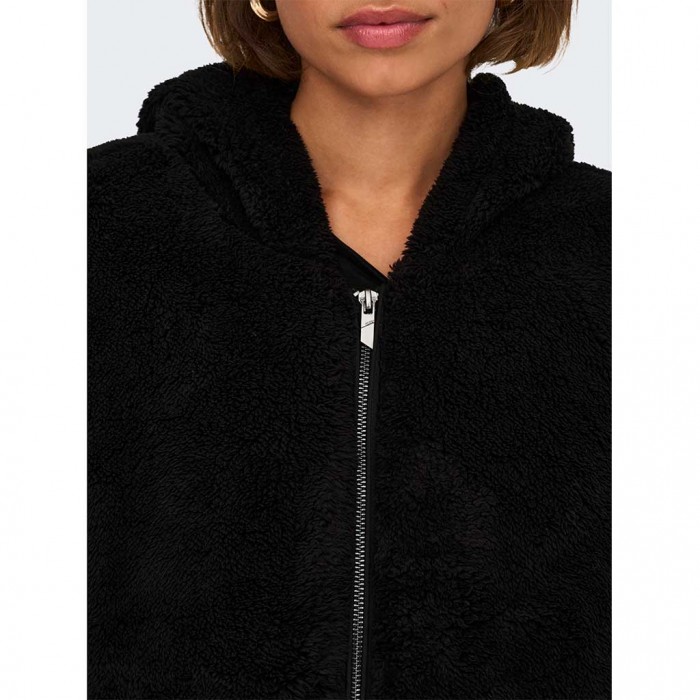 ONLY ONLNEWANNA CONTACT SHERPA JKT OTW NOOS BLACK