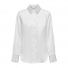 ONLY ONLVONNY LIFE LS STONE SATIN SHIRT WVN WHITE