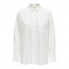 ONLY ONLPENA LS DETAIL SHIRT WVN WHITE