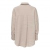 ONLY ONLZAZIMA L/S LOOSE SHIRT WVN BEIGE