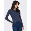 ONLY ONLVALERIE L/S STUDS TOP CC JRS BLUE