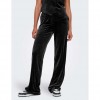 ONLY ONLKAYLE-ELSY STRAIGHT VELVET PANT TLR BLACK