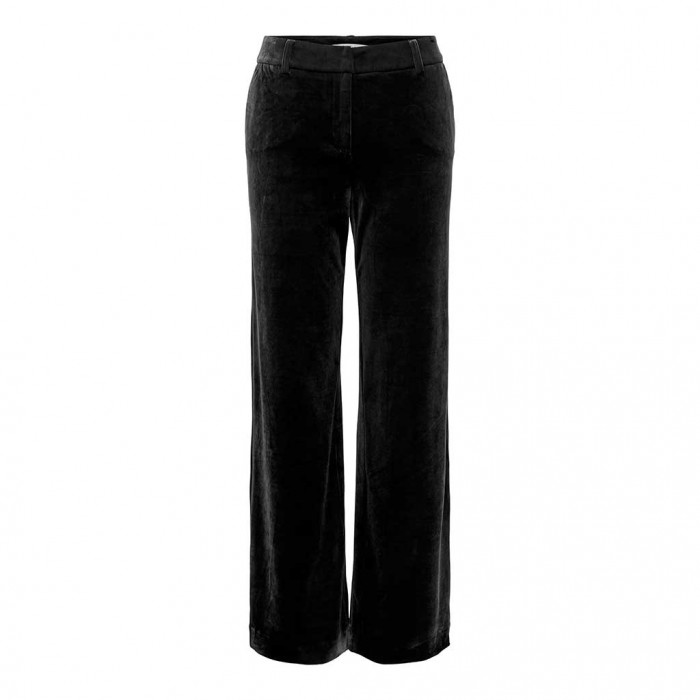 ONLY ONLKAYLE-ELSY STRAIGHT VELVET PANT TLR BLACK