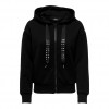 ONLY ONLFANCY L/S ZIP HOOD STRING SWT BLACK