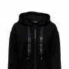 ONLY ONLFANCY L/S ZIP HOOD STRING SWT BLACK