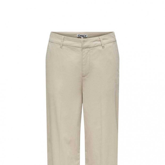 ONLY ONLAIME HW WIDE CORD PANT PNT ECRU