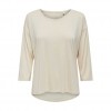 ONLY  ONLHANNAH 3/4 TOP CC JRS BEIGE