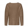 ONLY ONLKATIA LS RIB V-NECK CC KNT BROWN