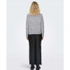 ONLY  ONLCIROLA LS O-NECK KNT LIGHT GREY