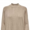 ONLY ONLTESS LS LONG HIGH NECK KNT BEIGE