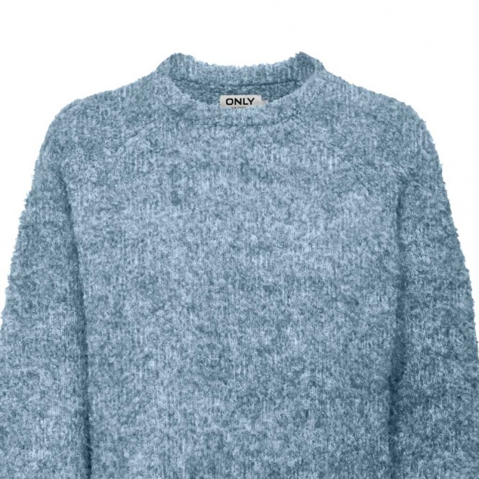 ONLY  ONLCIROLA LS O-NECK KNT CELESTIAL BLUE