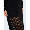 ONLY ONLCHIGO CALI LIFE LACE ANKLE SKIRT WVN BLACK
