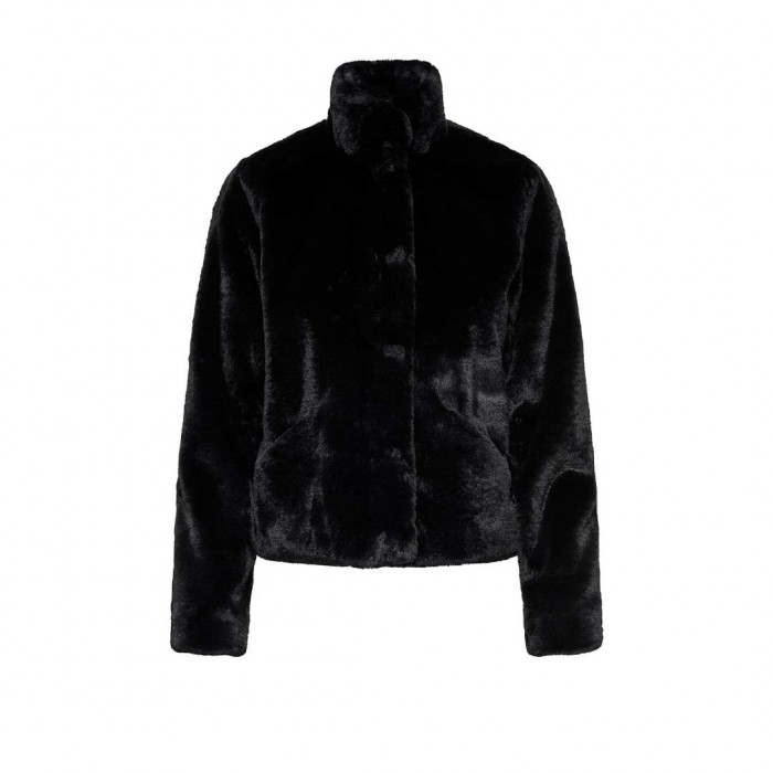 ONLY ONLNEWVIDA FAUX FUR JACKET OTW CC BLACK