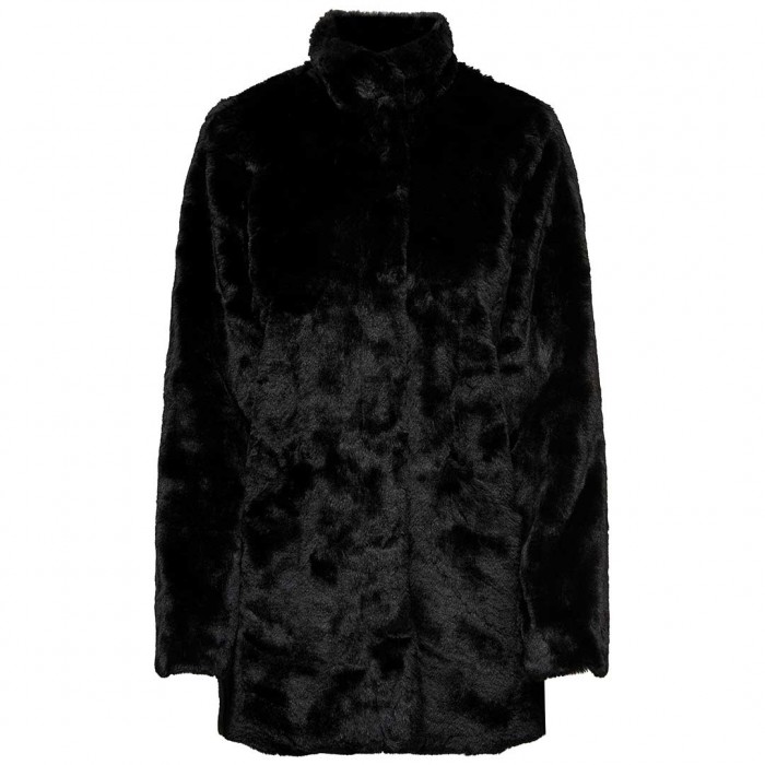 ONLY ONLVIDA FAUX FUR COAT OTW BLACK