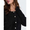 ONLY ONLPETRA LS PEARL O-NECK CARDI CC KNT BLACK ONLY ONLPETRA LS PEARL O-NECK CARDI CC KNT BLACK