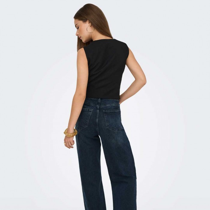 ONLY ONLIRIS-HATTIE WAISTCOAT TLR NOOS BLACK
