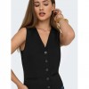 ONLY ONLIRIS-HATTIE WAISTCOAT TLR NOOS BLACK