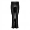 ONLY ONLPAIGE MW FAUX LE FLARED LEGGING PNT BLACK ONLY ONLPAIGE MW FAUX LE FLARED LEGGING PNT BLACK