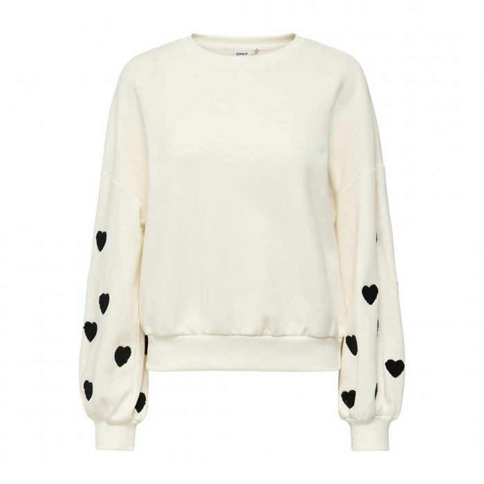 ONLY ONLMACY L/S O-NECK BOX CC SWT NOOS WHITE