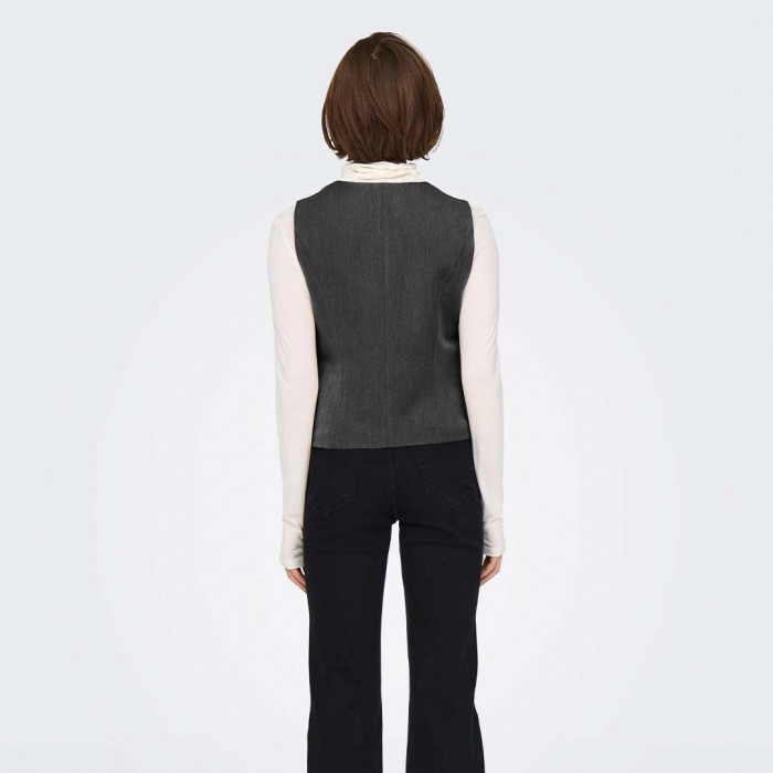 ONLY ONLIRIS-HATTIE WAISTCOAT TLR NOOS DARK GREY