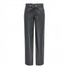 ONLY ONLGIANNA-STORY MW FAUX LEA PANT CC PNT GRAY