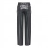 ONLY ONLGIANNA-STORY MW FAUX LEA PANT CC PNT GRAY