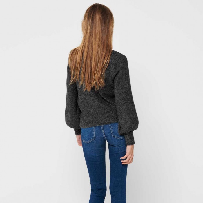ONLY ONLELSA L/S PULLOVER KNT NOOS GREY MELANGE