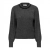 ONLY ONLELSA L/S PULLOVER KNT NOOS GREY MELANGE ONLY ONLELSA L/S PULLOVER KNT NOOS GREY MELANGE