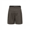 ONLY ONLGARIA LIFE HW BELT CHECK SHORTS TLR BEIGE/GREY