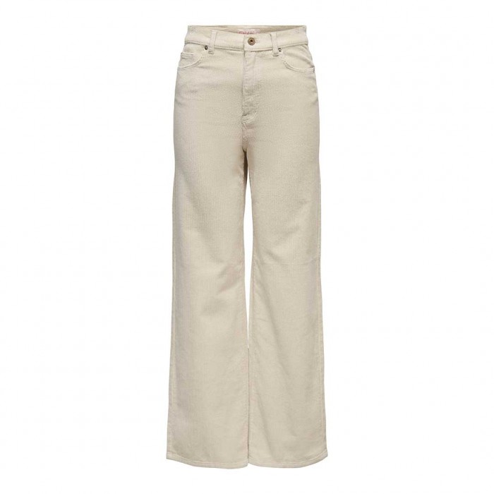 ONLY  ONLHOPE GLOBAL EX HW WIDE CORD PNT NOOS ECRU