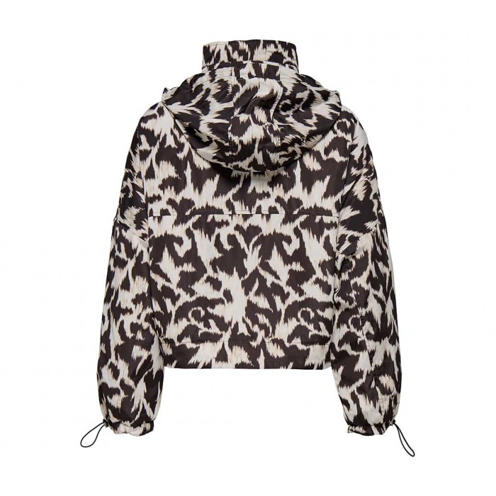 ONLY ONLBETTY BATSLEEVE AOP PADD. JACKET OTW BEIGE