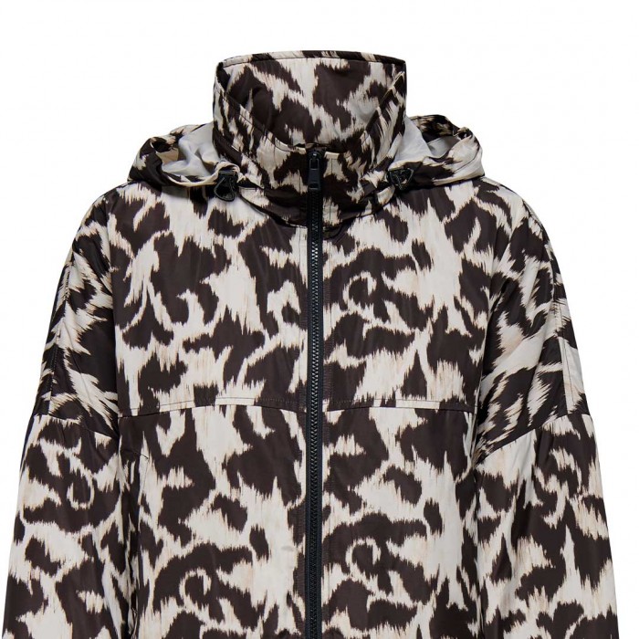 ONLY ONLBETTY BATSLEEVE AOP PADD. JACKET OTW BEIGE