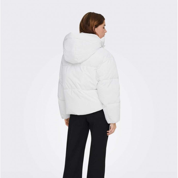 ONLY ONLDIXIE LIFE PUFFER JACKET CC OTW WHITE