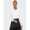 ONLY ONLPANAMA LS SEQUINES MIX SHIRT WVN WHITE ONLY ONLPANAMA LS SEQUINES MIX SHIRT WVN WHITE