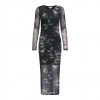 ONLY ONLKAYA LIFE LS MIDI MESH DRESS WVN GRAY ONLY ONLKAYA LIFE LS MIDI MESH DRESS WVN GRAY