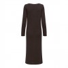 ONLY ONLTHEA LS DRESS KNT DARK BROWN