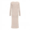 ONLY ONLTHEA LS DRESS KNT BEIGE