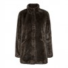 ONLY ONLVIDA FAUX FUR COAT OTW DARK BROWN ONLY ONLVIDA FAUX FUR COAT OTW DARK BROWN