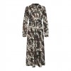 ONLY ONLNOVA LIFE ELITE L/S RENNA LONG DRESS ANIMAL PRINT