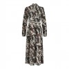 ONLY ONLNOVA LIFE ELITE L/S RENNA LONG DRESS ANIMAL PRINT