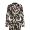 ONLY ONLNOVA LIFE ELITE L/S RENNA LONG DRESS ANIMAL PRINT